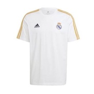 Real Madrid Adidas 3-Stripes Men's T-Shirt WHITE