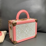 路易威登 LV PETITE VALISE 1854 粉色 手提硬箱