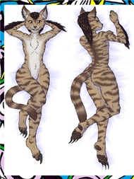 Dakimakura อะนิเมะ Puffy Furry Orcus Veera ปลอกหมอนพิมพ์สองด้านกอดร่างกายปลอกหมอน Dropshipping