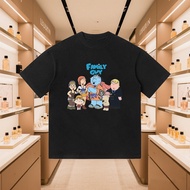 Family Guy black and white t-shirt 100% Creative t-shirtKapas trend