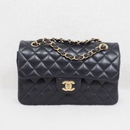 CHANEL CF23 黑金羊皮 Classic Flap Bag