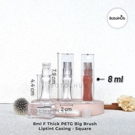 8ml F Thick PETG Big Brush Liptint Casing - Square LP73-8