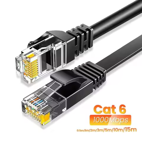 Ethernet Cable Cat6 Lan Cable UTP RJ45 Network Patch Cable 10m 50m For PS PC Internet Modem Router C
