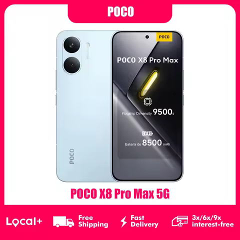 POCO X8 Pro MAX 5G 12GB 256GB 512GB NFC Smartphone Dimensity 9500s 8500mAh 50MP OIS Camera