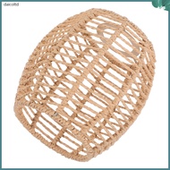 📦 Vintage Handwoven Rope Lampshade para sa E27 Bulb Rustic Woven Pendant Lamp Shade Soft Lighting pa