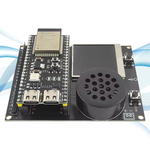 ESP32-S3 N16R8 Development Board with 1.54 Inch TFT Display Speaker Expansion Adapter Kit for DIY AI