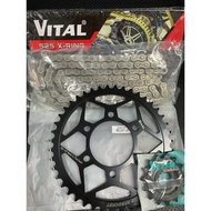 KAWASAKI Z900 / Z1000 SPRINGS 15T Sprockets 43T Sprockets 525 Xring Rubber Chains - VITAL Genuine