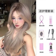 [Beaver] Wig Female Upgrade Simulation Craftsmanship Middle Atmosphere Feel Hair Root Dyeing Long Cu