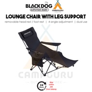 Blackdog Recliner Lounge Chair Foldable Foot Rest Removable Leg Rest Head Rest CBD2300JJ021 Camping Travel Lazy Chair