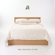 Arestale  Set B plus ปลอกผ้านวม 1 + ไส้ผ้านวมคอตตอน 1 + ปลอกหมอน 2 ใบ ผ้าฝ้ายแท้ 100% Long-staple co
