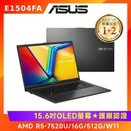 ASUS Vivobook Go 15 OLED 15.6吋筆電 R5-7520U/16G/512G/W11/E1504FA-0081K7520U