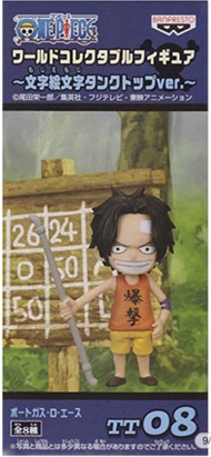 ไม่มีกล่อง WCF Ace Kid One Piece Lot.JP TT08 โมเดลวันพีช เอสเด็ก แมวทอง ทากาวที่เสาใช้ได้ปกติ