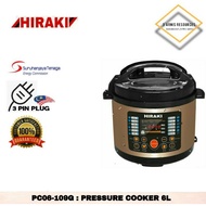 PRESSURE COOKER 6L GOLD HIRAKI