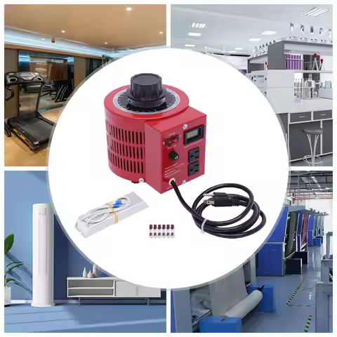 20Amp Variable Transformer, 2000 VA 110V 60 Hz Auto Variable Voltage Transformer with 0-130V Volt Ad