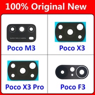 2Pcs/Lot, Camera Glass Lens Back Rear Camera Glass Lens For Xiaomi Mi Poco X3 NFC Global Version / P