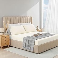All-Season King Size Bed Sheet Set, 3-Piece Bedding Set with 1 King Sheet (78" W x 80" L + 15") and 