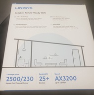 Linksys AX3200  E8450 Wifi 6 router上網路由器 has box and receipt 有單