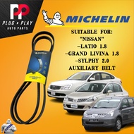 NISSAN LATIO 1.8 / GRAND LIVINA 1.8 / SYLPHY 2.0 [6PK 1205] MICHELIN AUXILIARY BELT 100% ORIGINAL QU
