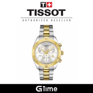 [Official Tissot Warranty] Tissot T101.917.22.031.00 Women's PR 100 Sport Chick Chronograph Steel Watch T1019172203100