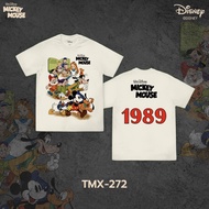 Power 7 Shop Cartoon T-Shirt Including "Disney" Patterns "Disney Classics" Collection (TMX-272-Cream