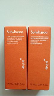 [🌟🌟1 set] #Sulwhasoo #Concentrated Ginseng Rejuvenating Water #Concentrated Ginseng Rejuvenating Emu