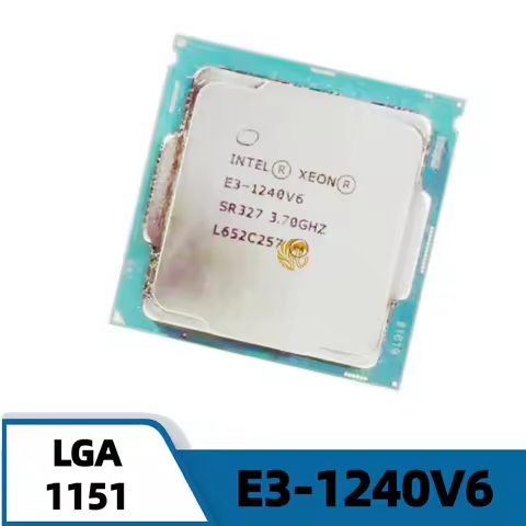 Intel Xeon E3 1240V6 E3 1240 V6 E3-1240 V6 E3-1240V6 3.70GHz 8M LGA1151
