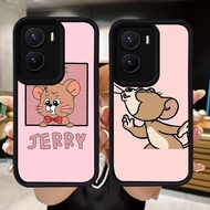 Q124 Mouse Cats Soft Casing for VIVO Y35 IQOO Z9X Y01 Y01A Y55 Y75 Y56 Y15a Y16 Z9 Y15s Y22s Y22 13 