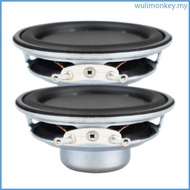 WU 2Pcs 2inch 52MM Portable Full Ranges Speakers 4Ohm 5W Multimedia Waterproof