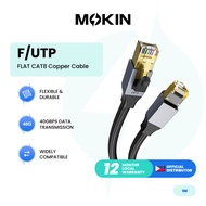 MOKiN RJ45 CAT8 F/UTP Round Copper Cable 40Gbps High Speed Transmission 1M/3M/5M/10M (Black) - PH