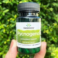 เปลือกสนฝรั่งเศสสกัด Pycnogenol 100mg 30 Capsules (Swanson®) สารสกัดเปลือกสนมาริไทม์ Antioxidant Su