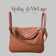 Hermes Lindy 26 金棕銀扣