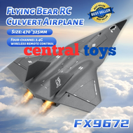 pesawat rc FX9672 6-axis gyro 6G 3D RTF rc plane stealth aircraft