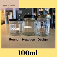 (18pcs)100ML GLASS JAR JAR BALANG KACA BOTOL KACA FOOD JAR BEKAS MAKANAN Doorgift Botol Madu Botol S