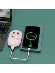 Usb 充電暖手器和移動電源,雙功能便攜式暖手器,粉色