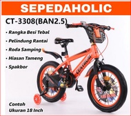 Sepeda Speda Anak Laki Cowo Centrum 3308 Ban Jumbo 2.5 Usia 2-10 Tahun