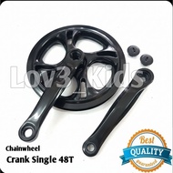 Crankset /Chainwheel Single 48T Folding Bike