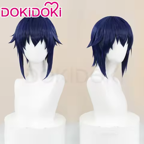 IN STOCK Ikuto Tsukiyomi Wig Anime Shugo Chara! Cosplay DokiDoki Men 30cm Short Dark Blue Hair Tsuki