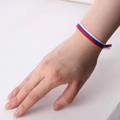 Ukraine Flag Bracelet Italy French Netherlands Russia Bracelet Jewelry Republican Adjustable Fabric 