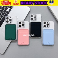 Oppo F11 Pro A16 A17 A53 2020 A54 A58 A60 A77 A92 A98 card slot transparent space case casing cover 