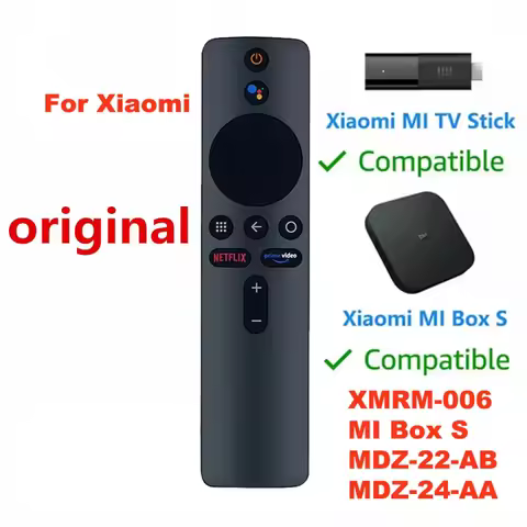 MI XMRM-006 For Xiaomi MI Box S MI TV Stick MDZ-22-AB MDZ-24-AA Smart TV Box Bluetooth Voice Remote 