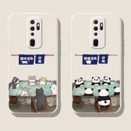 DMY case panda oppo A9 A5 A74 A95 A93 A92 A52 A72 F11 F9 R15 R17 R9S plus Find X2 X3 X5 pro soft silicone cover shockproof