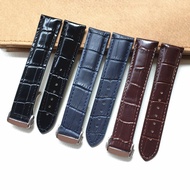 6/30✈Omega watch strap men's genuine cowhide substitute Omega butterfly flying seahorse butterfly bu