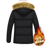 Hitchie Man Winter Snow Cold Down Jacket Men Woman Fleece Coat Baju Sejuk Tebal Lelaki Parka Korean 