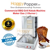 Happypopper Commercial Stainless Steel BBQ barbecue Turkey Doner Grill Shawarma Kebab Machine Maker 