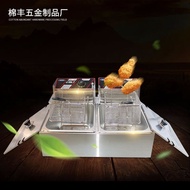 Electric Heating Double Cylinder Double Sieve Electric Fryer Fryer Fryer Fryer Fryer Chicken Stove E