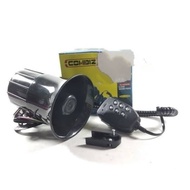 Klakson Sirine TOA Patwal 7 Suara + Mic + Volume Bulat Kecil CMZ