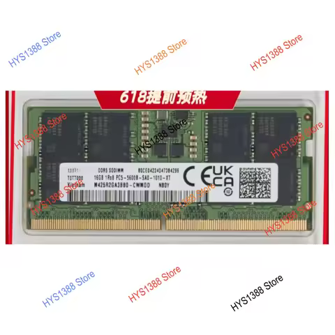 16GB 1RX8 PC5-5600B-SA0-1010-XT DDR5 PC5-44800 notebook memory