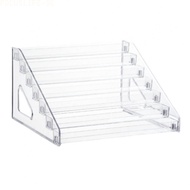 Stylish Transparent Ladder Stand for Organizing Decorative Items in Your Home