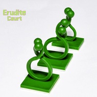 [EruditeCourtS] 20pcs Plant Stand Green Leaf Clip Self Adhesive Plant Clip Home Garden  Invisible Climbing Wall Stand Hook Plant Clip [NEW]