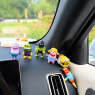 Funny 6PCS Bikini Bottom Buddies Anime Figure Toy Desktop Fishbowl Aquarium Decor Car Dashboard Orna